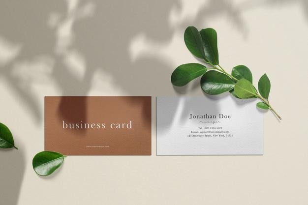 card visit nha hang