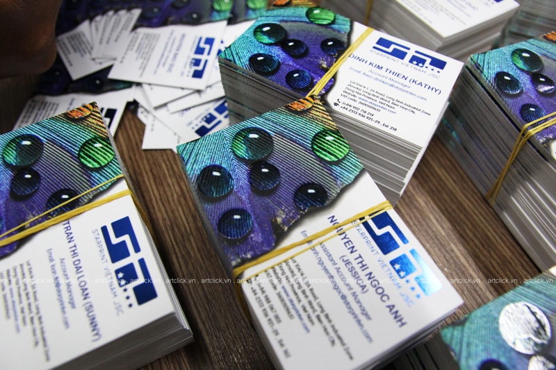 Namecard in UV định hình cao cấp