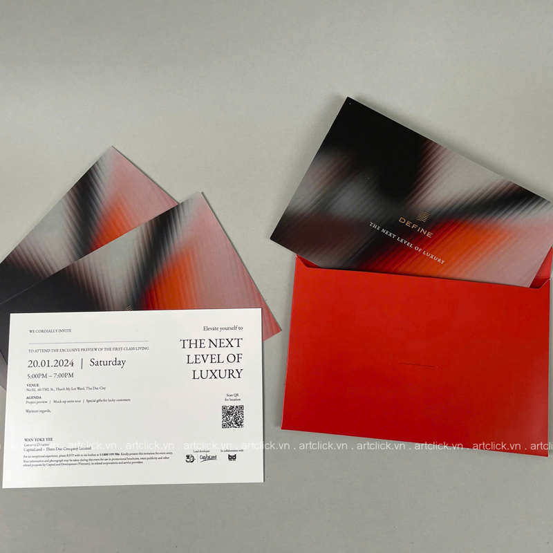 thiết kế thiệp mời sự kiện