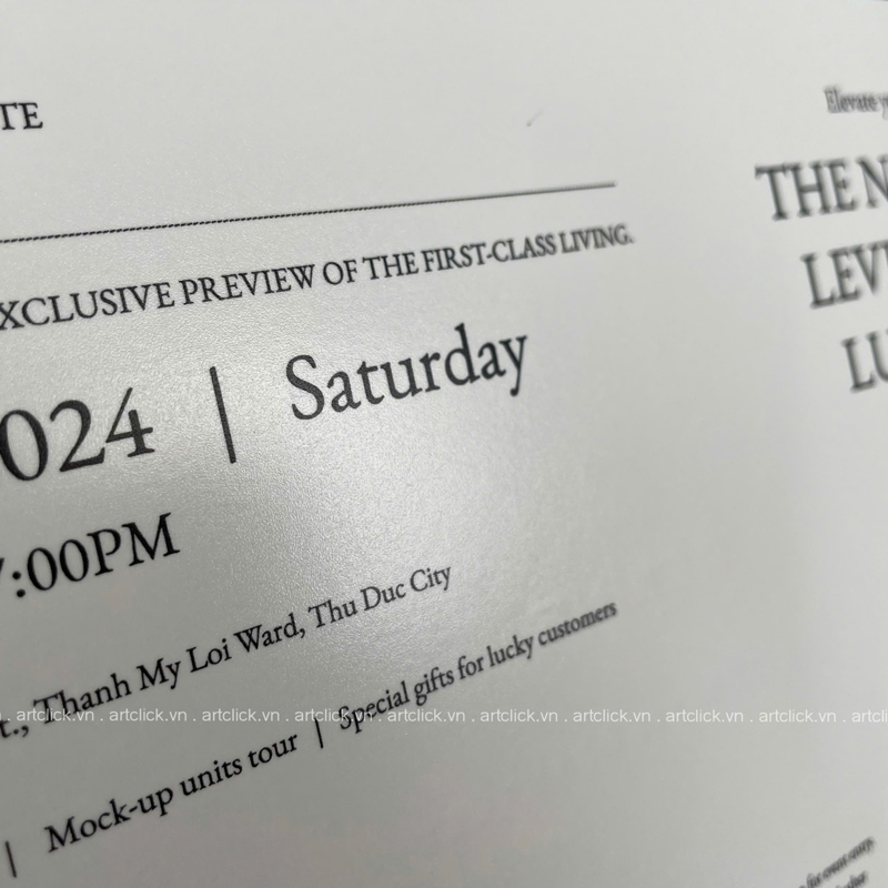 thiết kế thiệp mời sự kiện