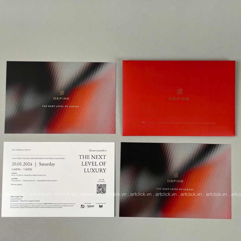 thiết kế thiệp mời sự kiện