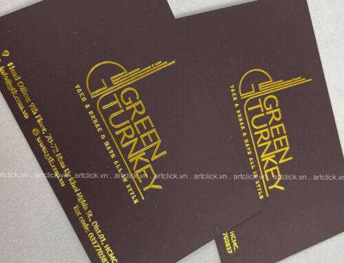 In Card Visit Cá Nhân Ép Kim Số Lượng Ít