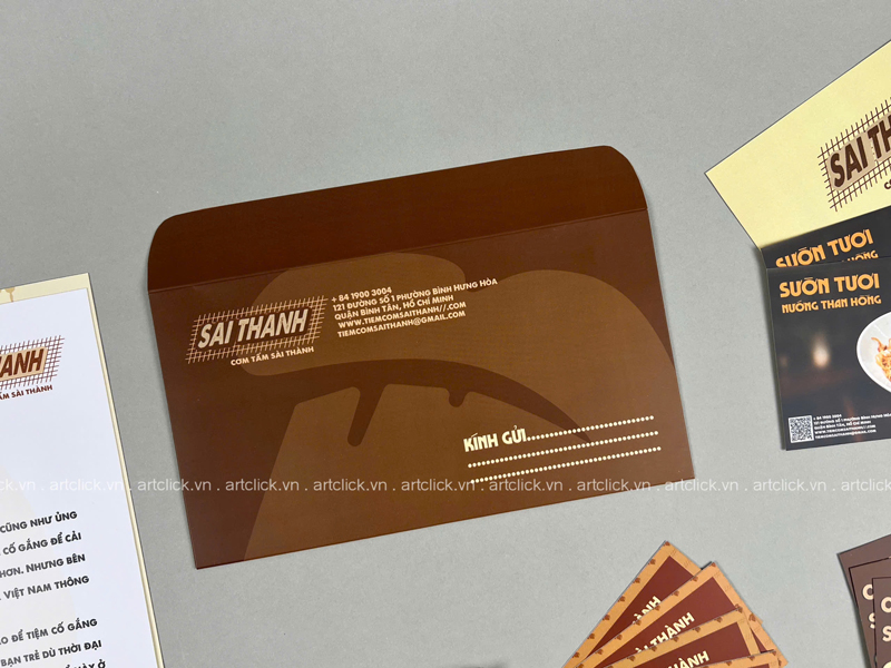 bộ nhận diện thương hiệu nhà hàng