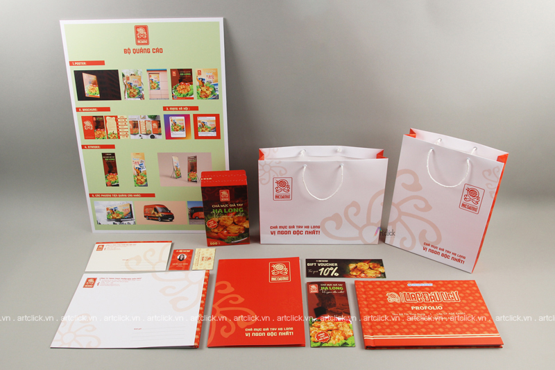 bộ nhận diện thương hiệu sản phẩm