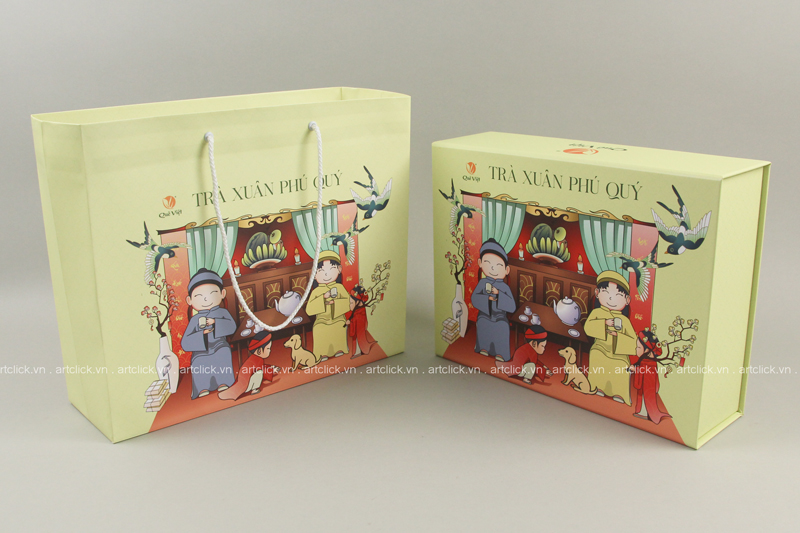 in túi giấy hộp giấy