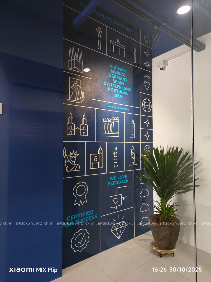 dịch vụ dán tường