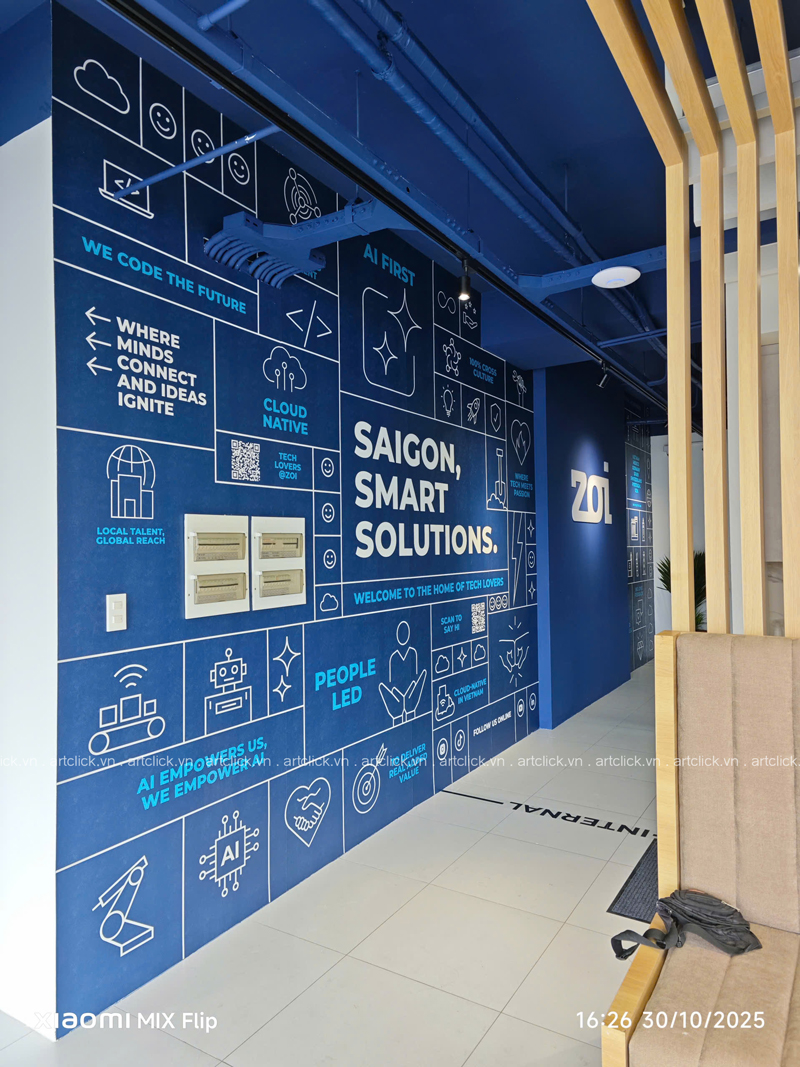 dịch vụ dán tường