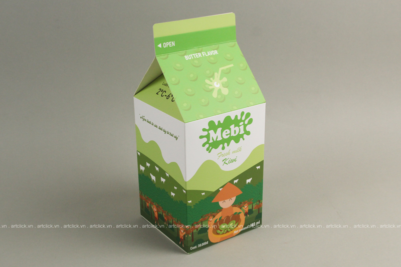 thiết kế bao bì hộp sữa